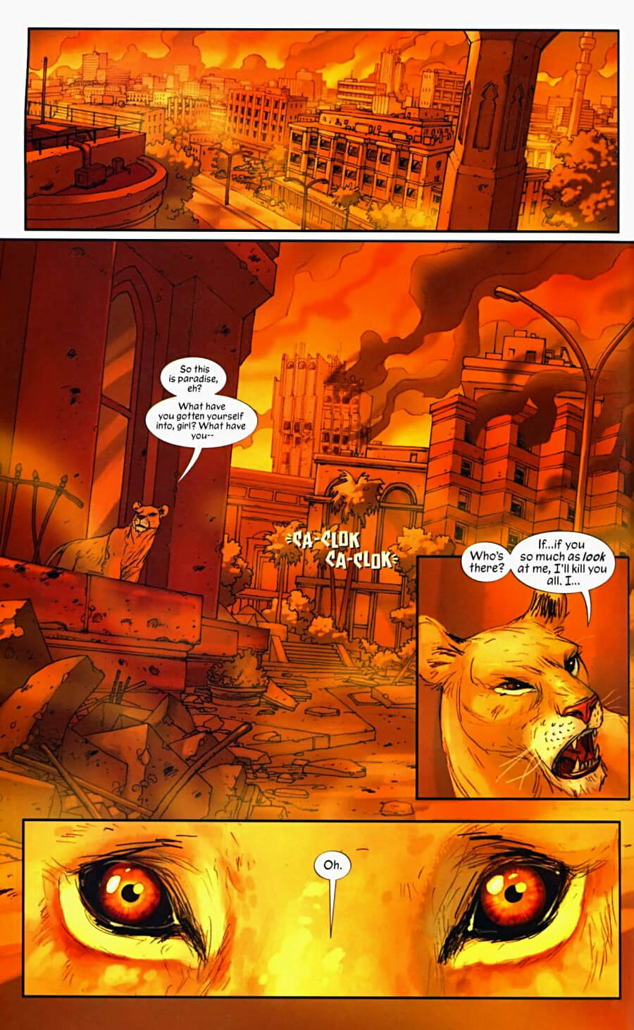 page 66 of pride of baghdad graphic novel