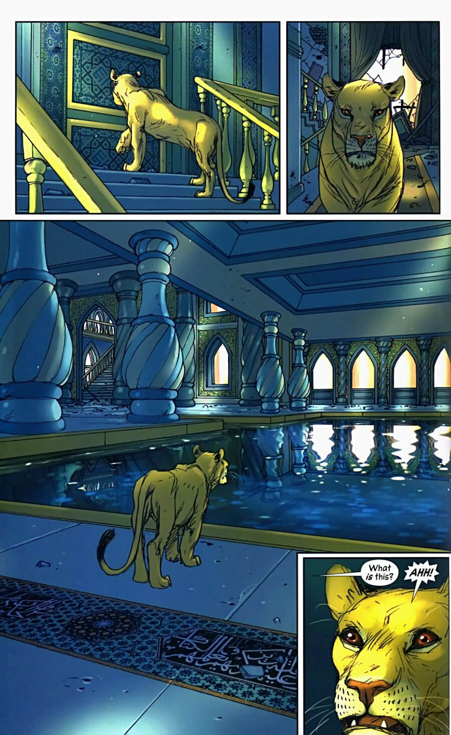 page 79 of pride of baghdad graphic novel