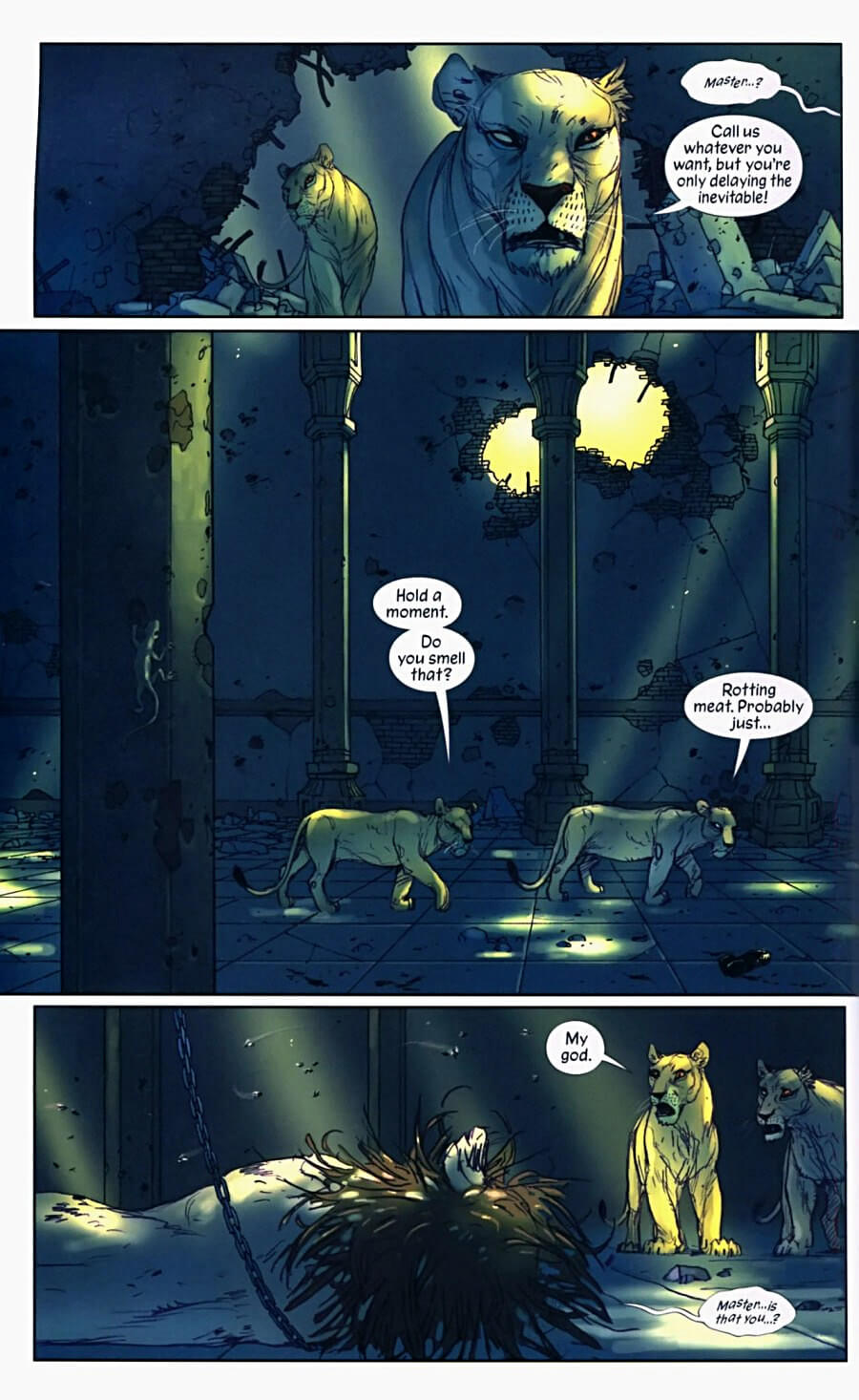 page 81 of pride of baghdad graphic novel