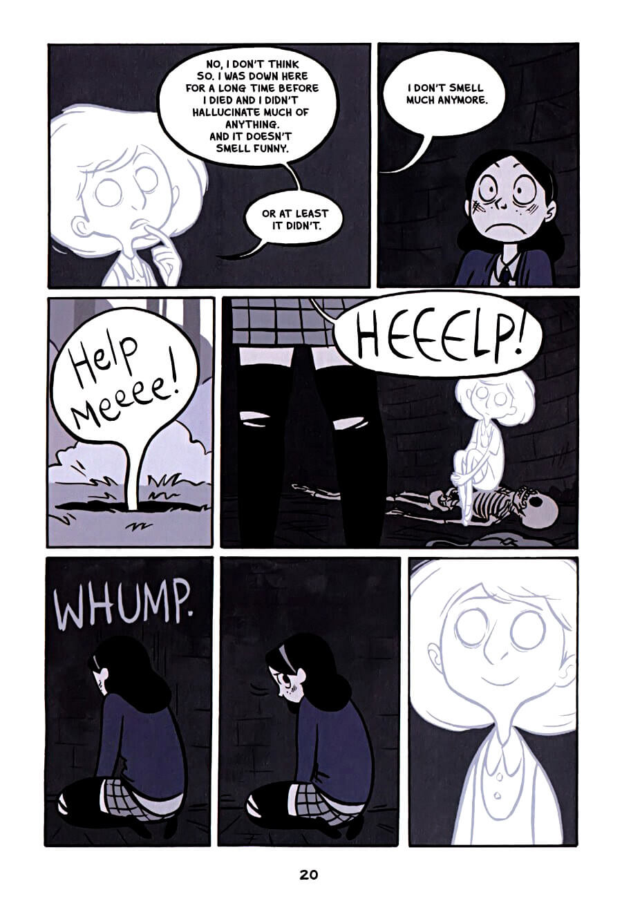 page 20 of anya's ghost graphic novel
