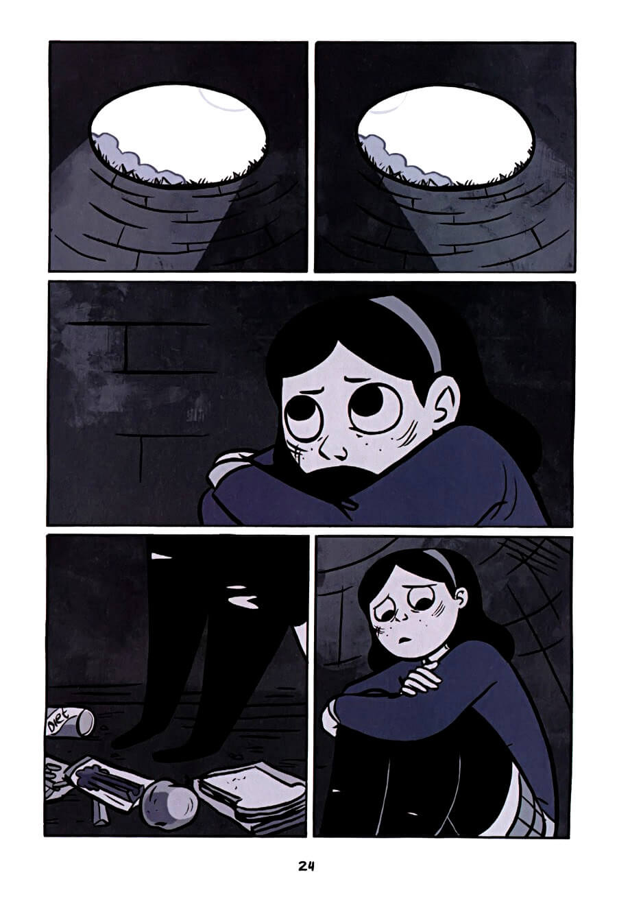 page 24 of anya's ghost graphic novel