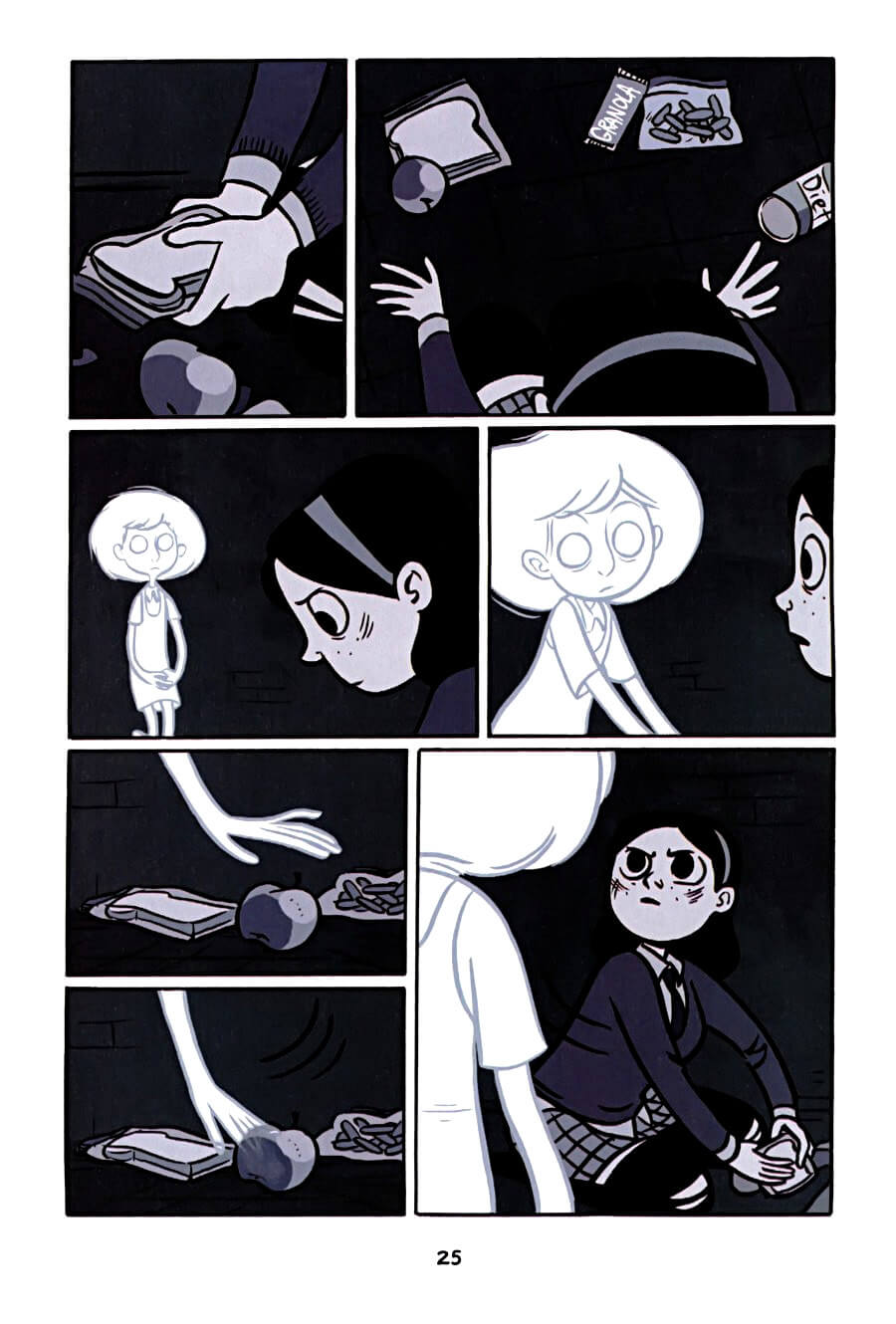 page 25 of anya's ghost graphic novel