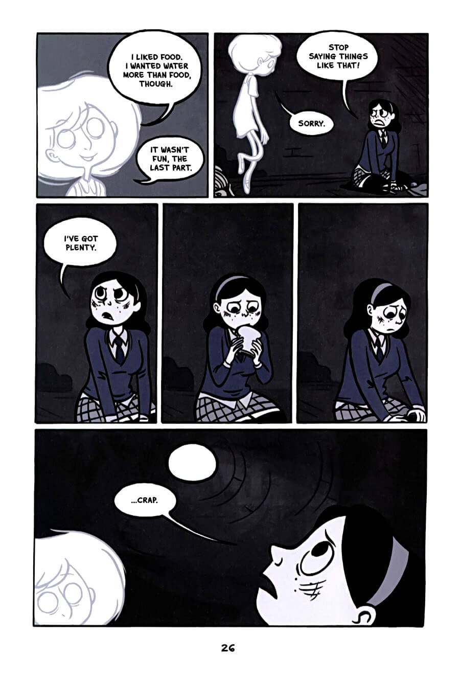 page 26 of anya's ghost graphic novel