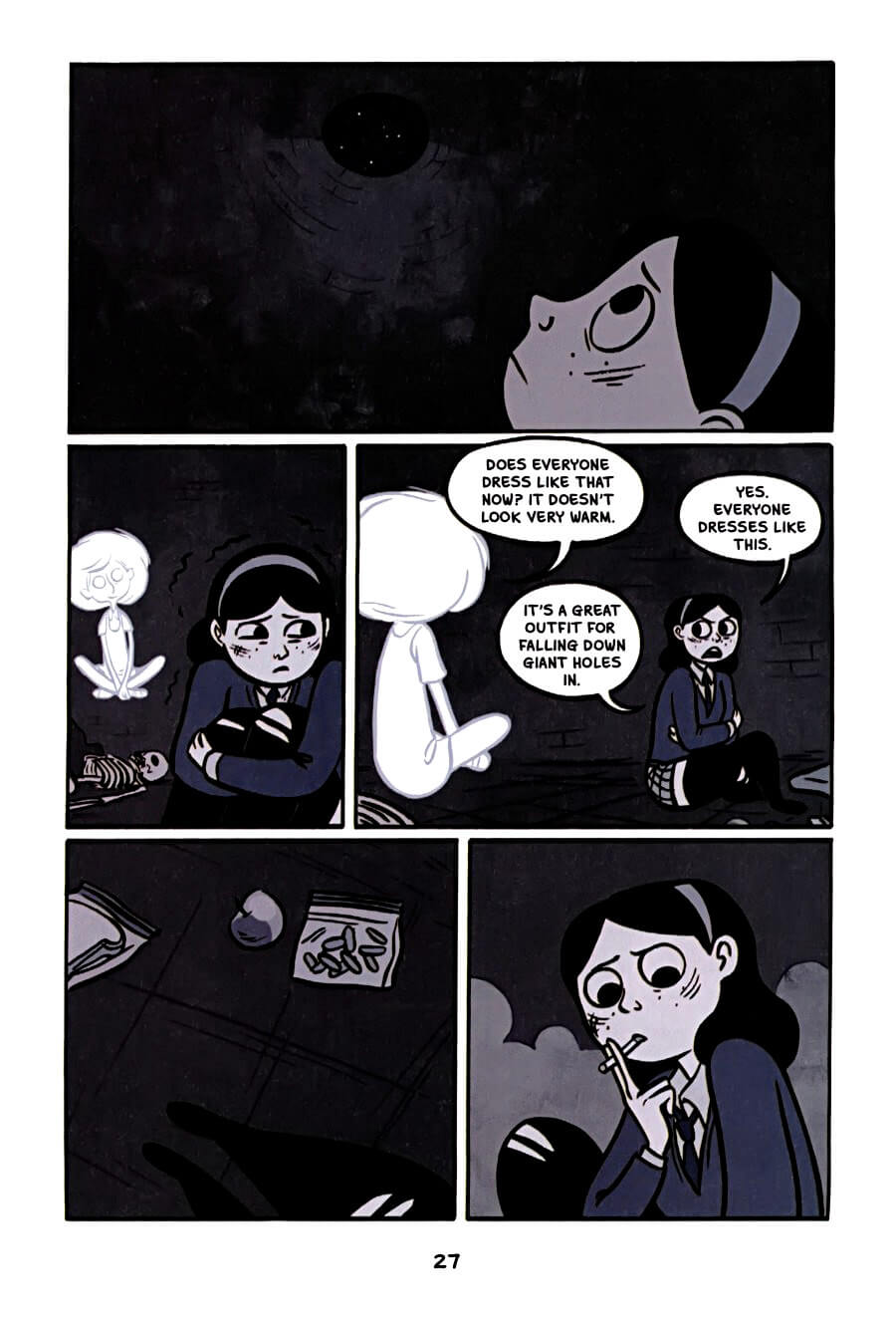 page 27 of anya's ghost graphic novel