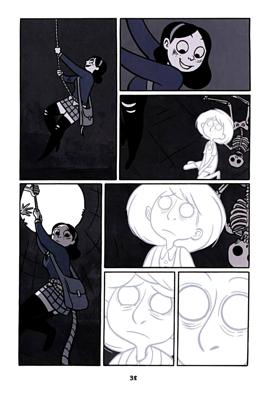 page 38 of anya's ghost graphic novel