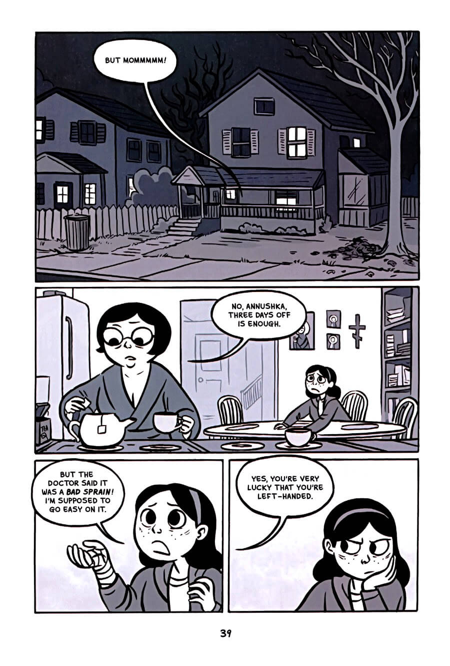 page 39 of anya's ghost graphic novel