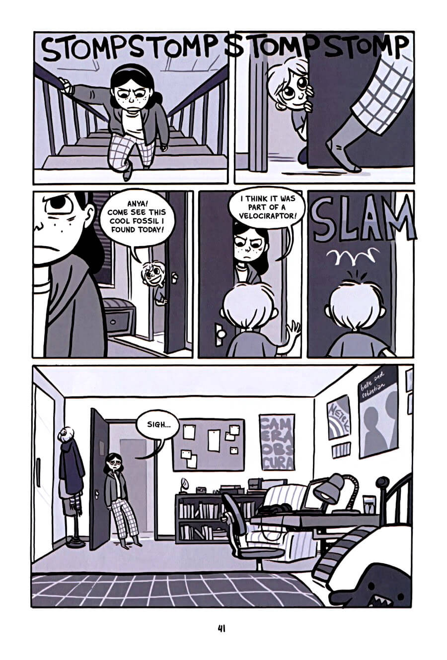 page 41 of anya's ghost graphic novel