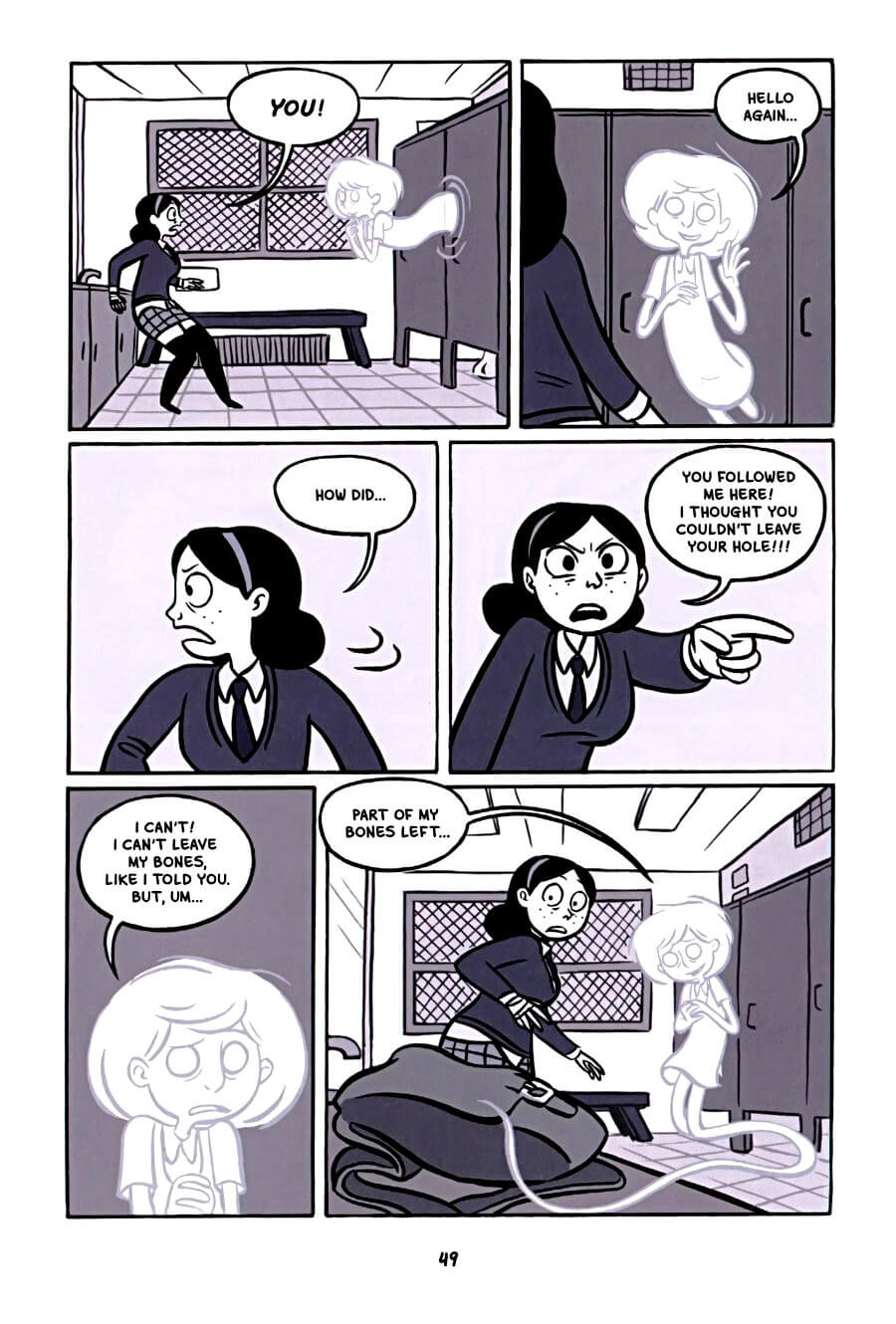 page 49 of anya's ghost graphic novel