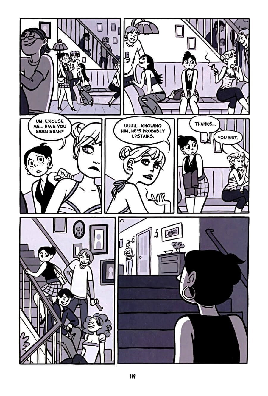 page 119 of anya's ghost graphic novel