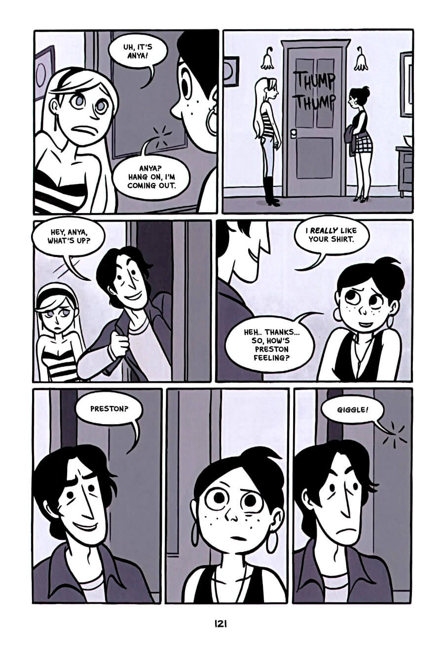page 121 of anya's ghost graphic novel